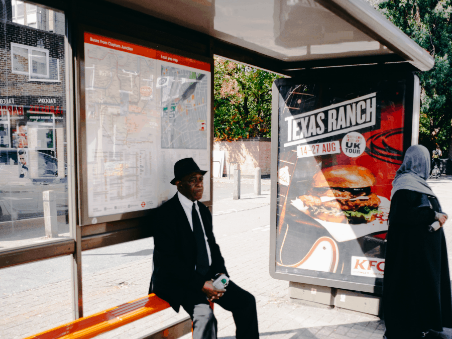 bus stop shelter advertising